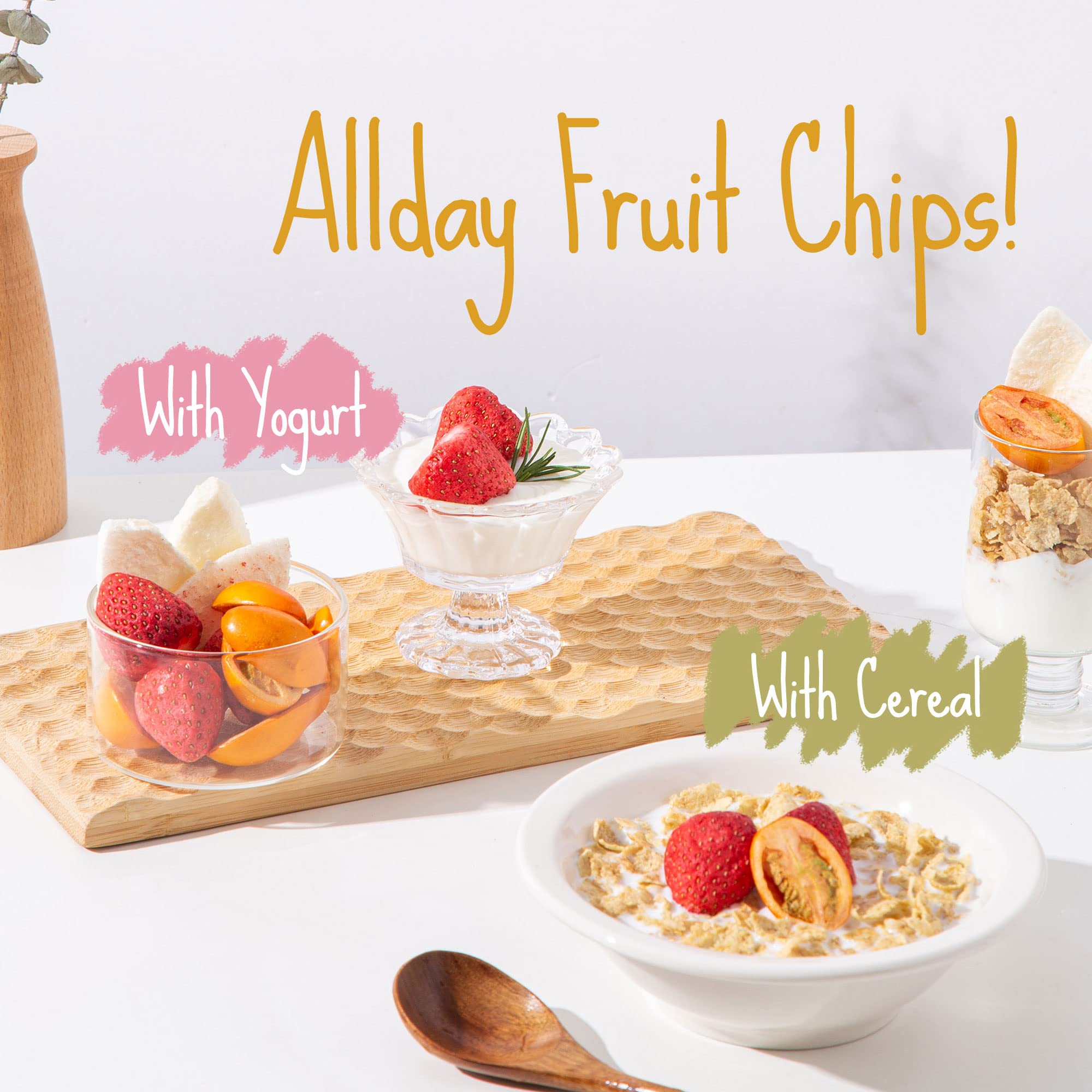 Freeze Dried Strawberry Chips 3-Pack | 100% Natural Korean Fruit Snacks | Vegan Healthy Snacks for Kids & Adults | Perfect for Lunch Boxes, Hiking, and Office Snacking | Jeollanamdo Authentic Food