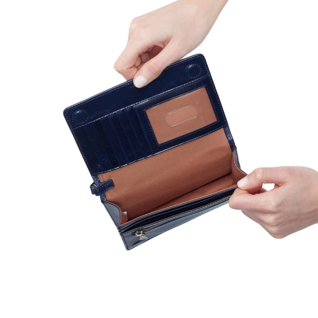 HOBO JILL Wristlet Crossbody Bag - Stylish Leather Wallet Purse for Women | Perfect for Everyday Use, Travel & Night Out