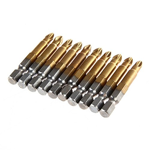 3-Piece Extendible Hex Shank Magnetic Screwdriver Drill Bit Set with Holder & 10 Extra Long 50mm Driver Bits - Perfect for DIY Projects, Home Repairs, and Professional Construction Work