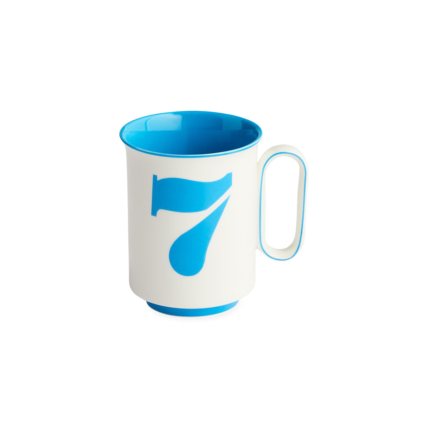 Lucky Number Coffee Mug - Ceramic Cup with Inspirational Numbers for Good Luck - Perfect for Home, Office, or Gift Giving