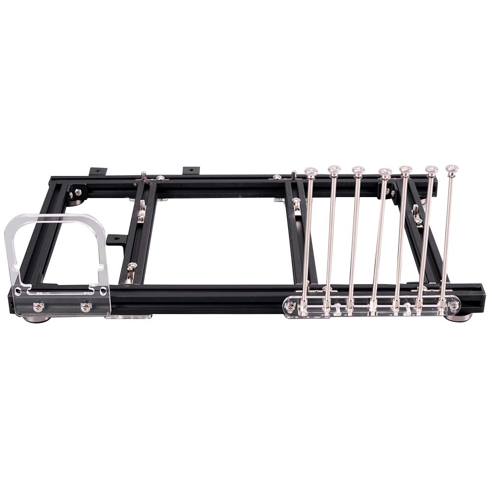 VBESTLIFE DIY Open Frame ATX PC Case - Aluminum Alloy Computer Chassis for Overclocking & Hardware Testing | Perfect for Gaming Rigs, Workstations & PC Builders