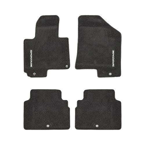 Genuine OEM Carpet Floor Mats 4-Piece Set for 2013-2016 Kia Sportage - Black (Part #3WF14AC400WK) | Perfect for All-Weather Protection & Interior Customization