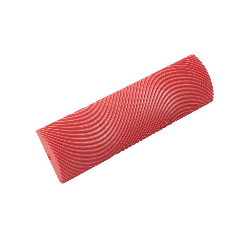 Utoolmart Wood Graining Painting Tool Set - DIY Art Paint Rubber Roller for Wall Decoration & Faux Wood Finish (MS9, Red, 1 Piece) - Perfect for Home Improvement, Furniture Restoration & Creative Craft Projects