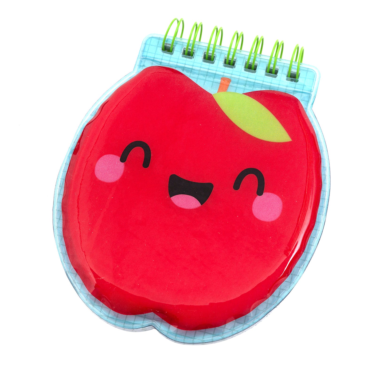 Soft Apple-Shaped Stress Relief Notebook - Cute Squishy Journal for Writing & Drawing - Perfect for School, Office & Gifts