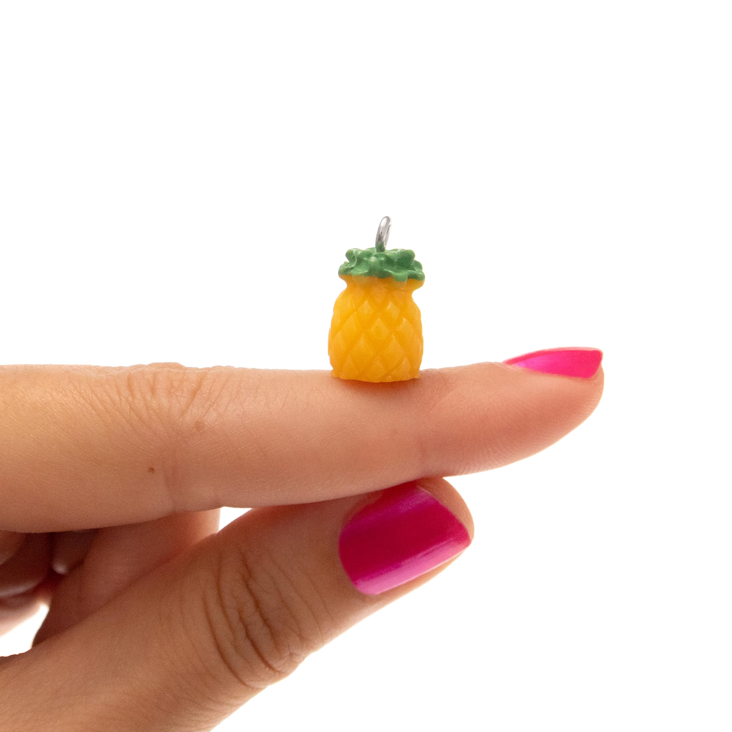 Vibrant Yellow Acrylic Pineapple Dangle Earrings for Women - Summer Statement Jewelry, Hawaiian Beach Party Accessories, Tropical Vacation Outfit Enhancer