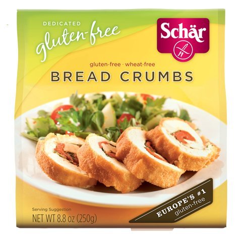 Schar Gluten Free Breadcrumbs - 8.8 Oz (Pack of 12) | Certified Gluten-Free Panko Style Bread Crumbs for Baking, Cooking & Coating | Perfect for Meatballs, Chicken Tenders & Fish Fillets