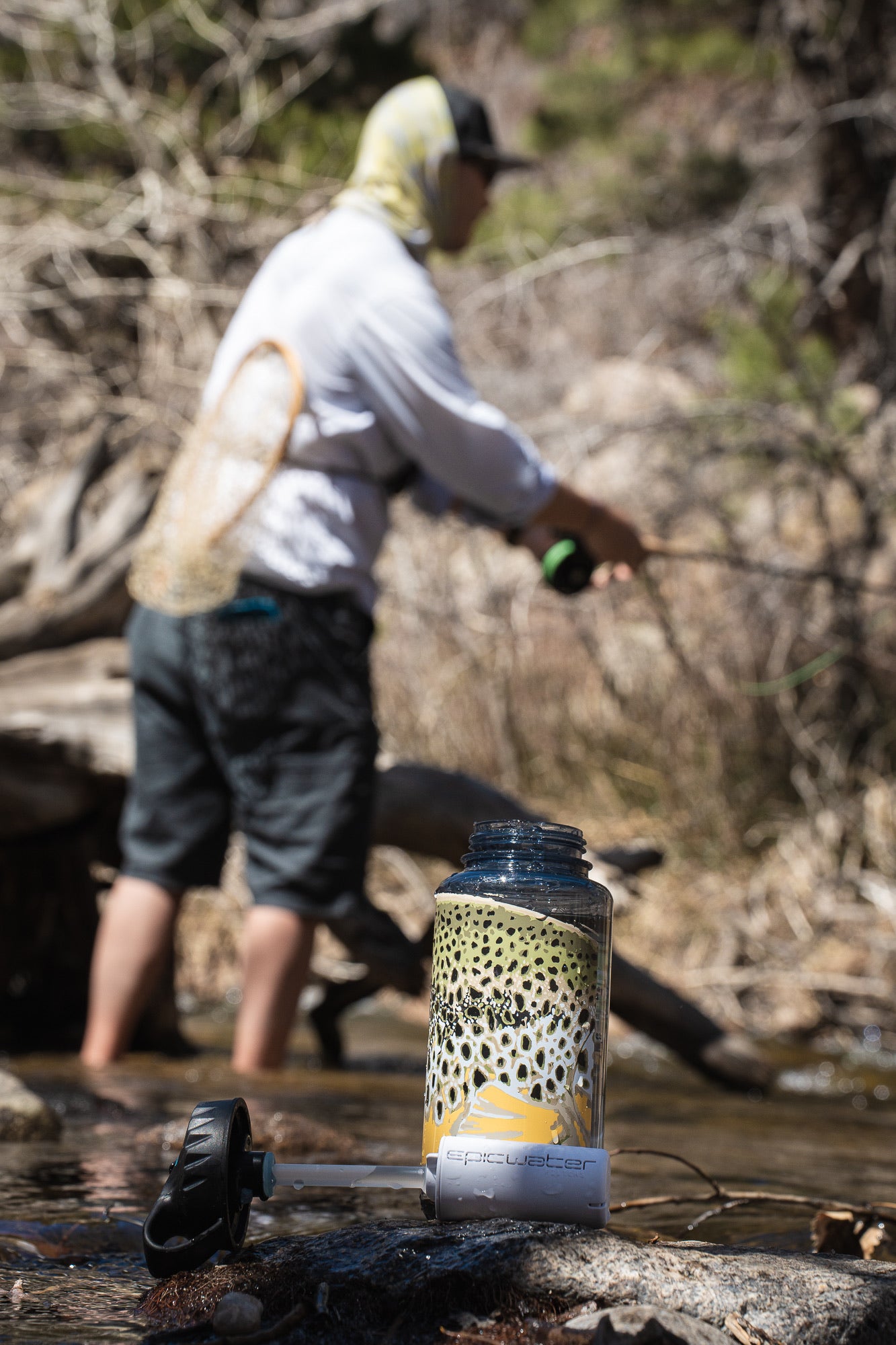 Nalgene OG RepYourWater Water Bottle - 32oz & 48oz BPA-Free Leak Proof Wide Mouth - Perfect for Hiking, Camping, Gym & Outdoor Activities