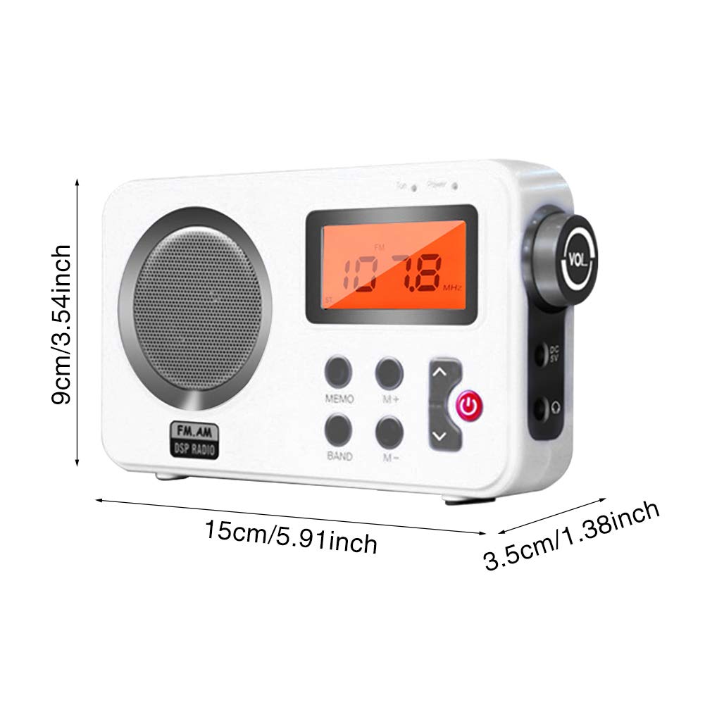 Waterproof Shower Radio Speaker with AM/FM & LCD Display | Portable Bluetooth Stereo for Bathroom, Beach, Hot Tub & Outdoor Use | Perfect for Relaxing Baths, Pool Parties & Camping