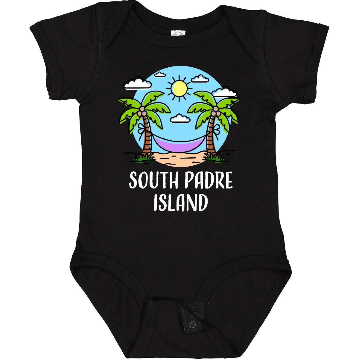 Inktastic Summer Vacation in South Padre Island Baby Bodysuit - Cute Infant Onesie for Beach Trips & Family Vacations - Perfect Gift for Newborns & Baby Showers