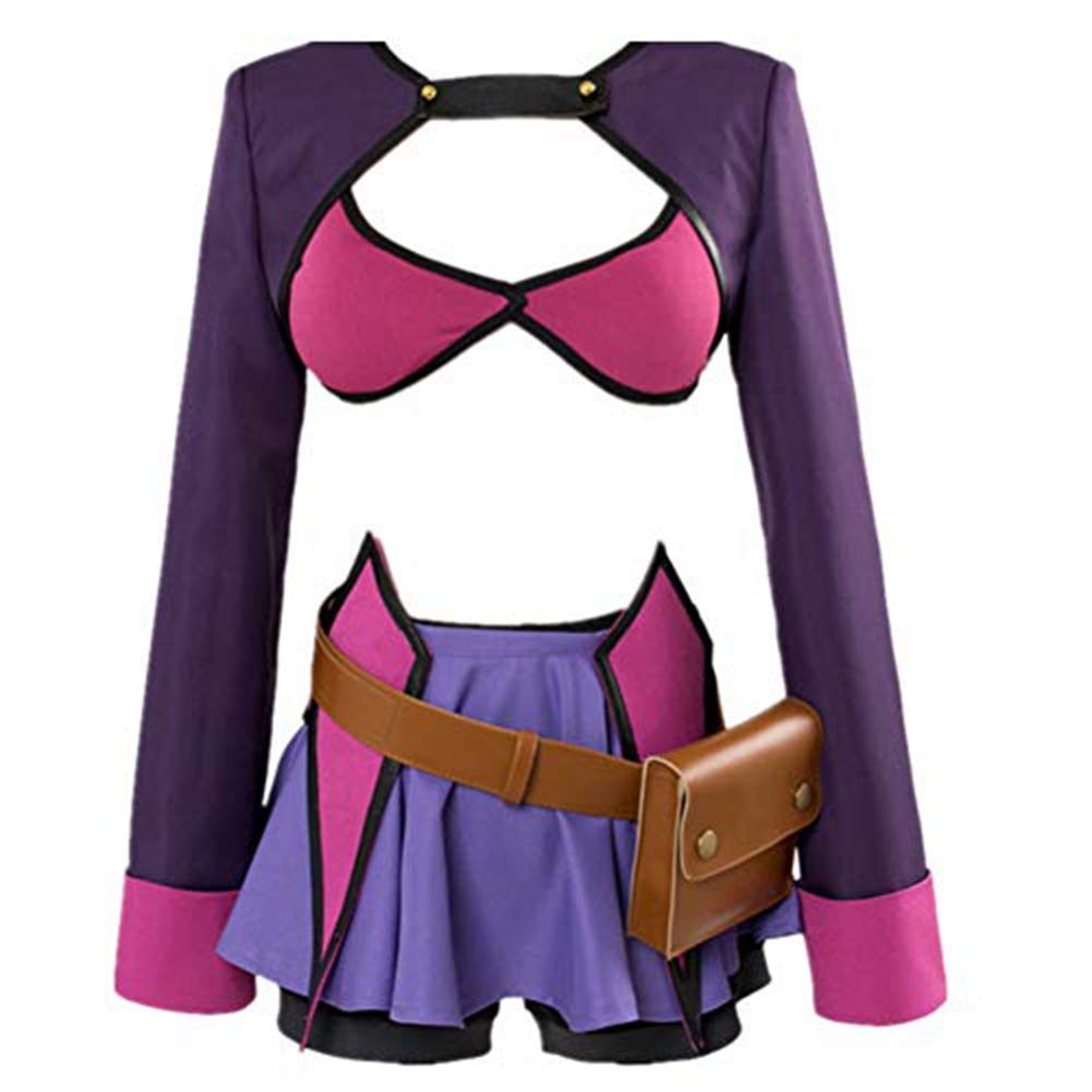 Official How Not to Summon a Demon Lord Rem Galleu Anime Cosplay Costume - Complete Outfit for Halloween, Comic Con, Anime Convention & Roleplay