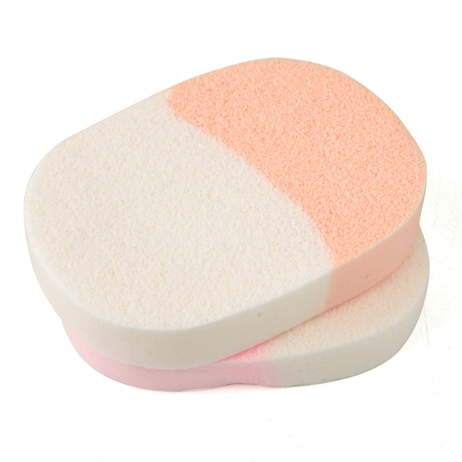 CONNECTWIDE Facial Cleansing Sponge - 2 Pack Makeup Remover Pads, Soft Cosmetic Puff & Foam Producer for Gentle Skin Cleansing - Perfect for Daily Face Wash & Makeup Removal Routine