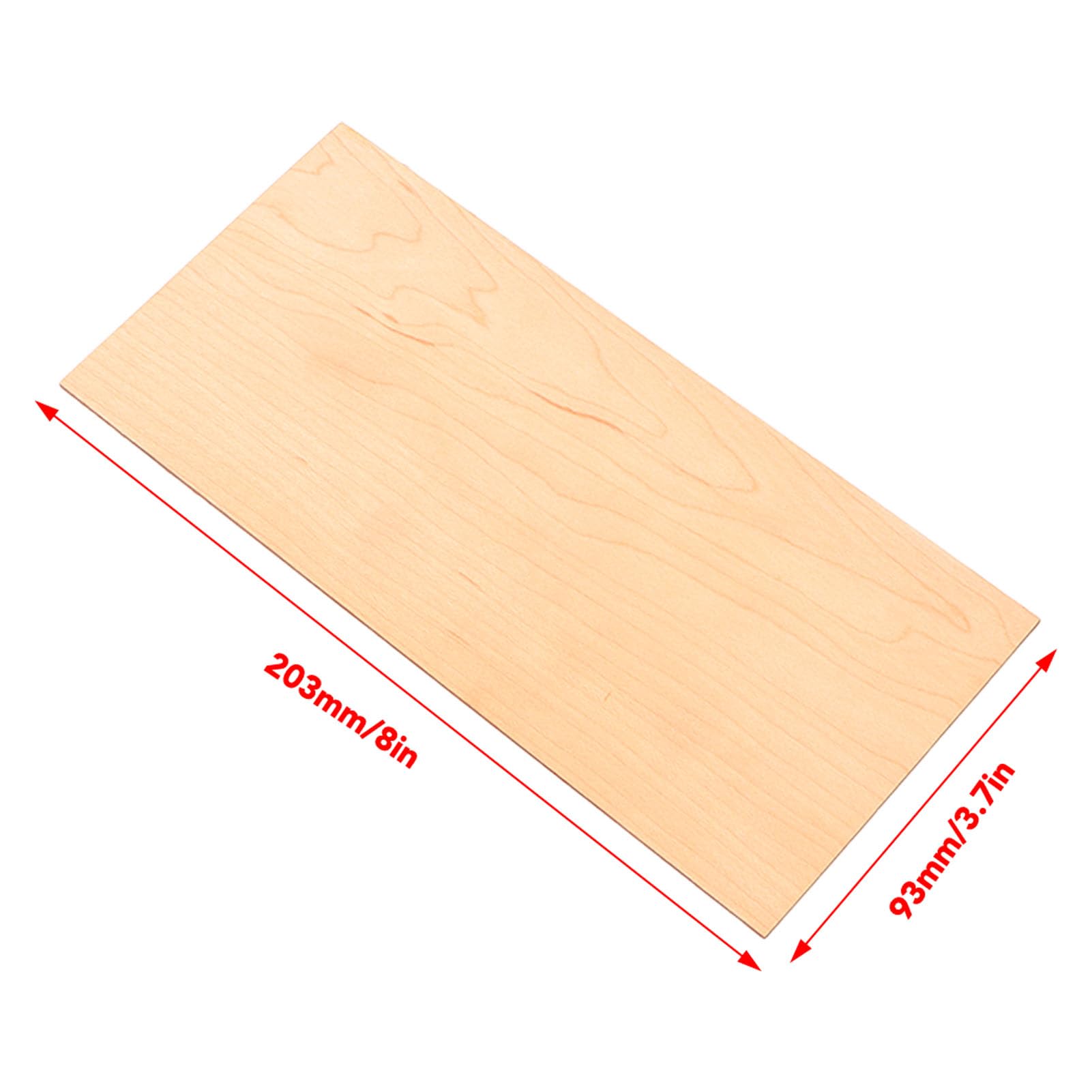 3PCS Maple Wood Guitar Head Veneers & Neck Shims - Electric Guitar Neck Plate for Enhanced Playability & Stability | Perfect for DIY Guitar Repair & Upgrades