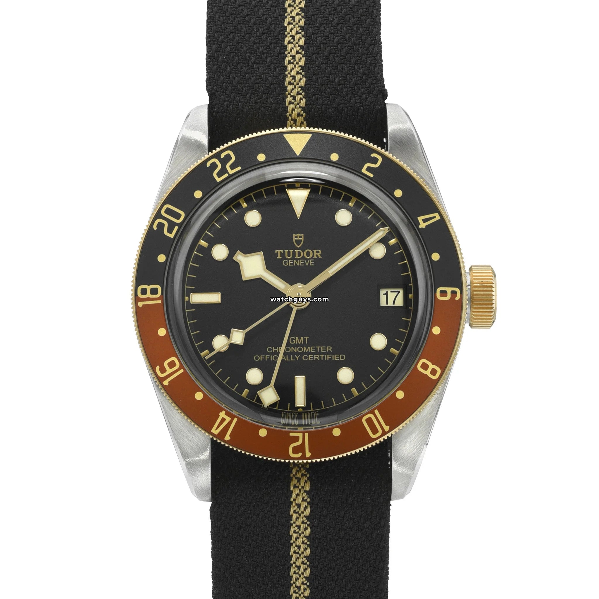 Tudor Black Bay GMT S&G 79833MN Luxury Watch - Stainless Steel & Gold Men's Automatic Diver Watch with GMT Function - Perfect for Travel, Business & Everyday Wear
