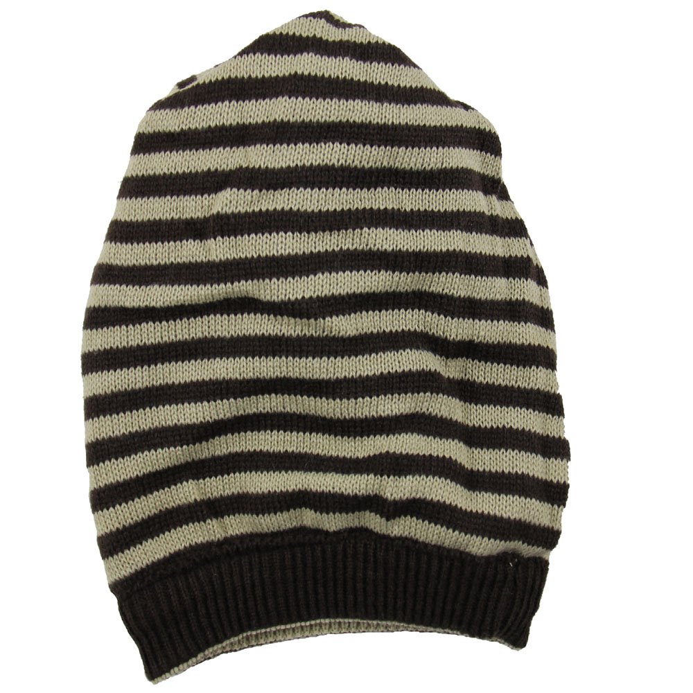 RW Men's Reversible Oversized Baggy Beanie Hat - Winter Warm Knit Skull Cap for Snowboarding, Skiing & Outdoor Activities