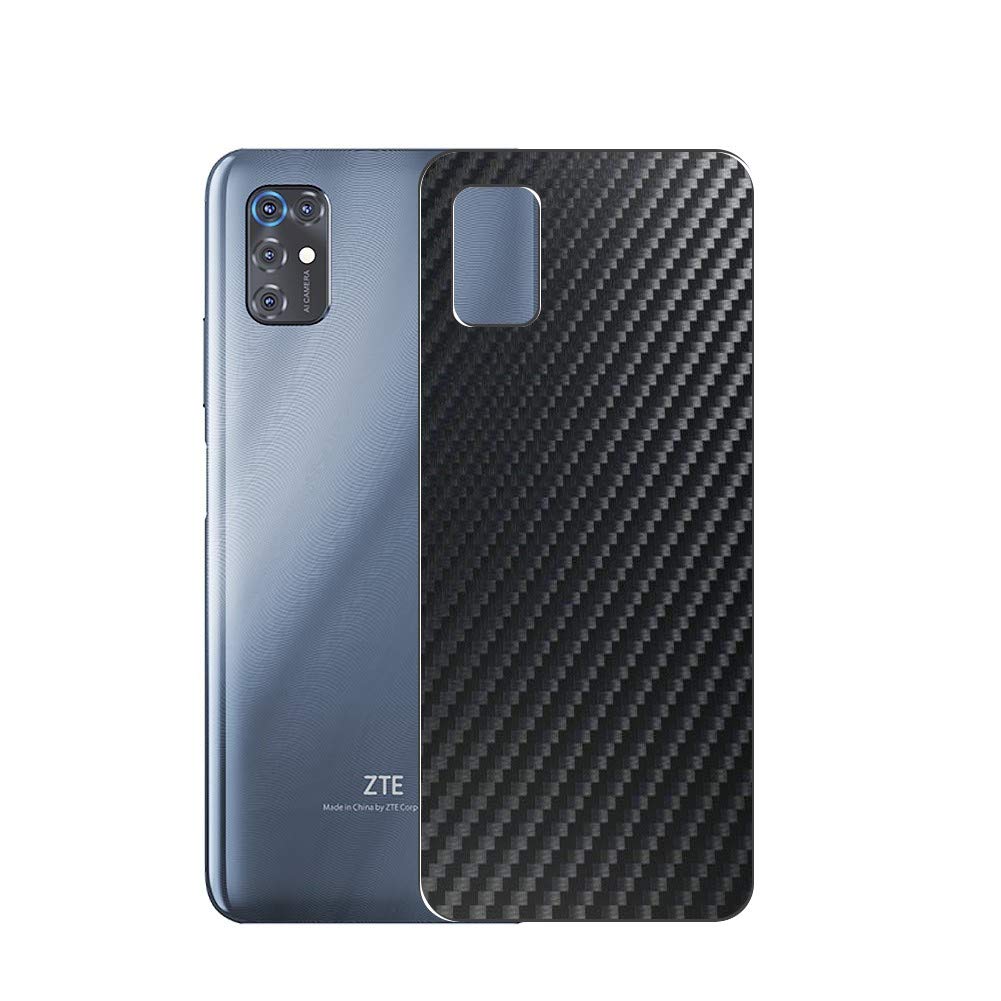 2 Pack Black Carbon TPU Back Screen Protector Film for ZTE Blade V20 Smart - Durable Scratch-Resistant Protection (Not Tempered Glass) - Perfect for Everyday Use, Travel & Outdoor Activities