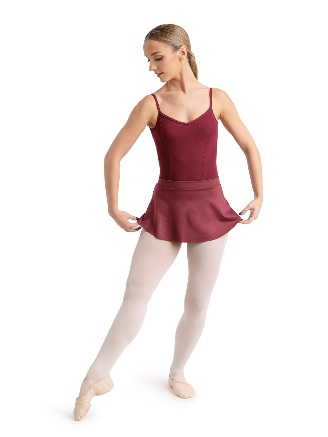 11459W Women's Curved Pull-On Skirt - Comfortable Stretch Waistband, Flattering A-Line Silhouette | Perfect for Office Wear, Casual Outings & Special Occasions