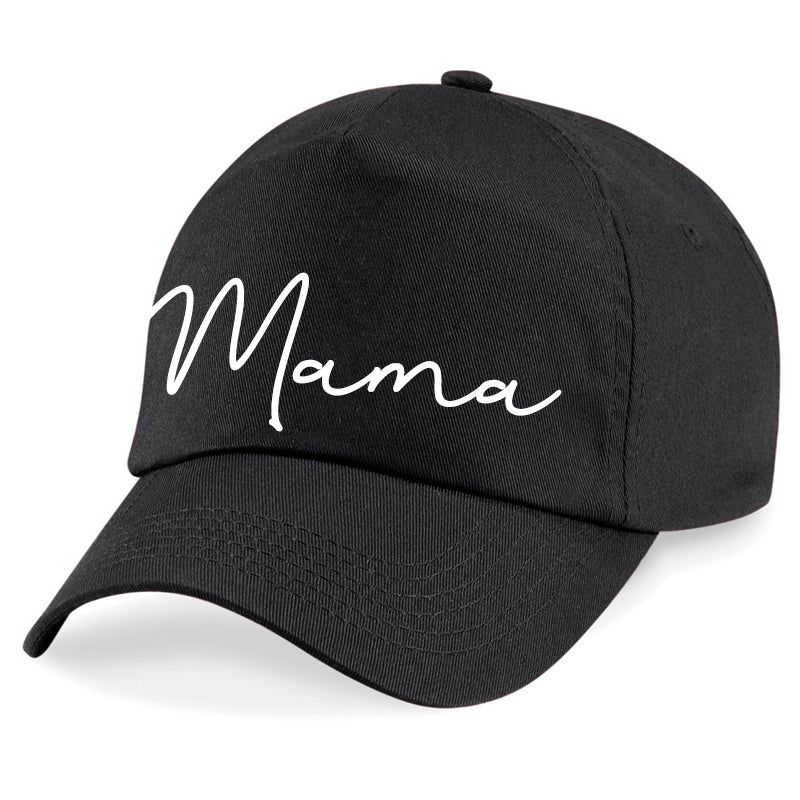 Basics Mama Script Cap (MRK X) - Stylish Baseball Hat for Women & Men - Perfect for Casual Wear, Sports & Outdoor Activities