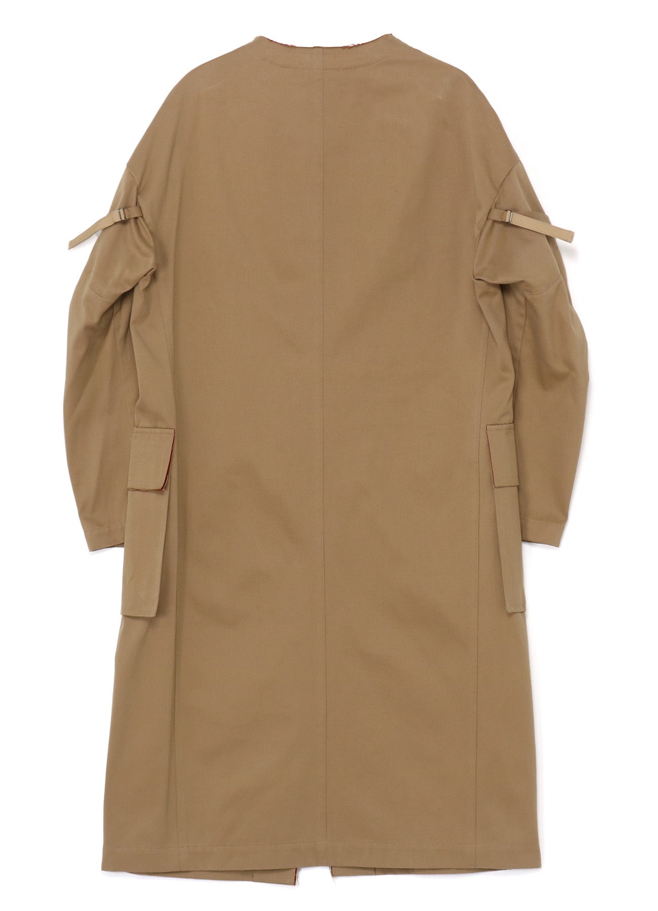 Double Faced Twill No Collar Coat - Lightweight & Stylish Outerwear for Women | Perfect for Casual Outings, Office Wear & Fall Layering