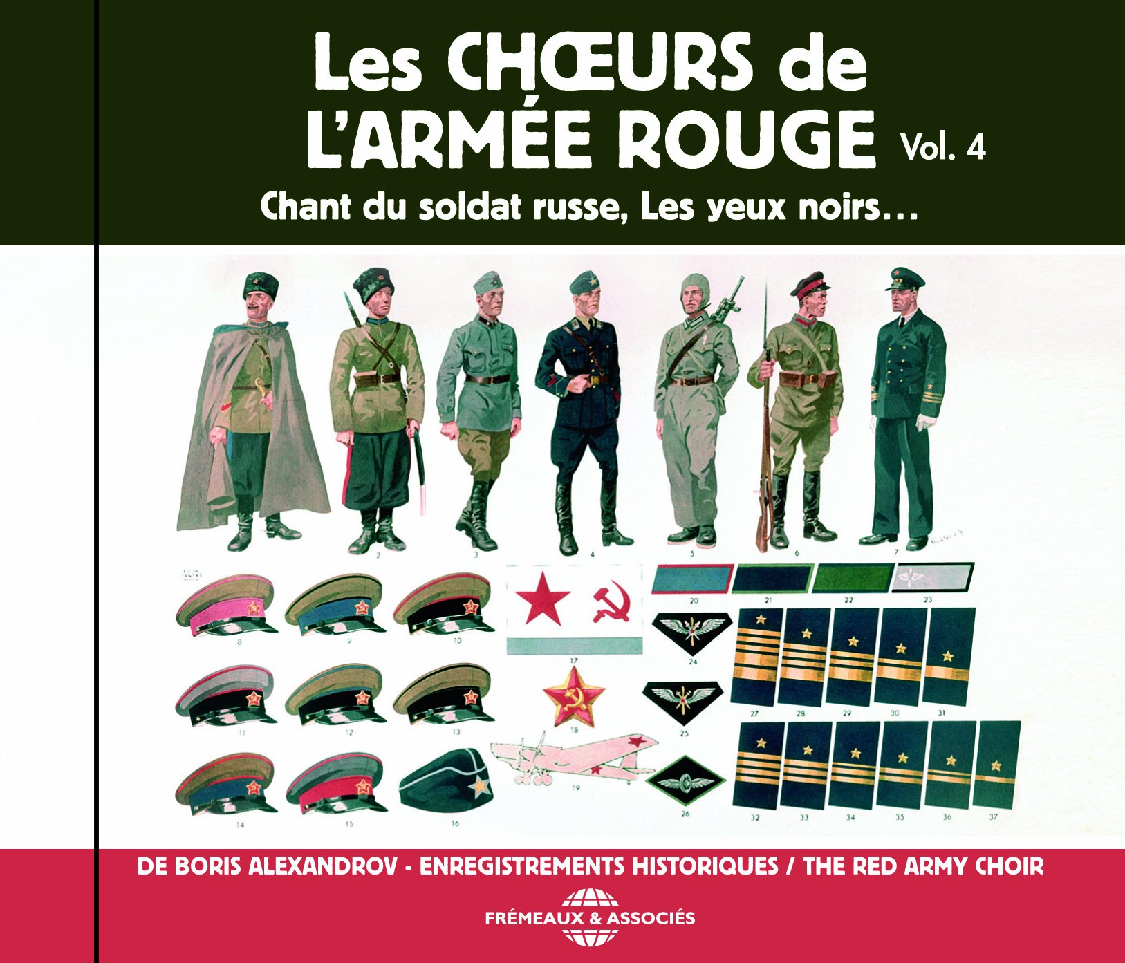 Red Army Choir Vol. 4 - Authentic Russian Military Choral Music CD | Perfect for History Enthusiasts & Cultural Music Collectors | Great for Home Listening, Gifts & Cultural Events