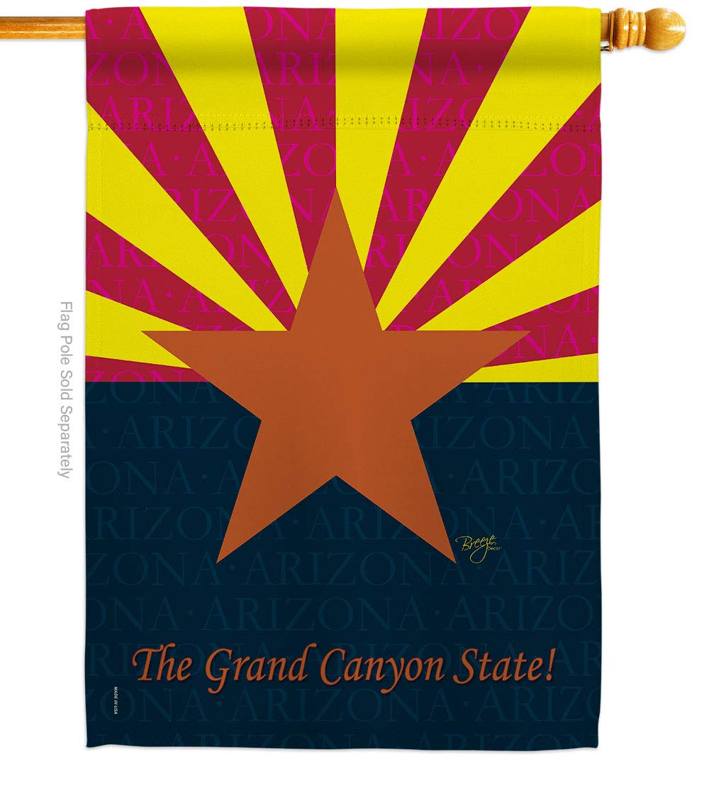 Arizona House Flag 28x40