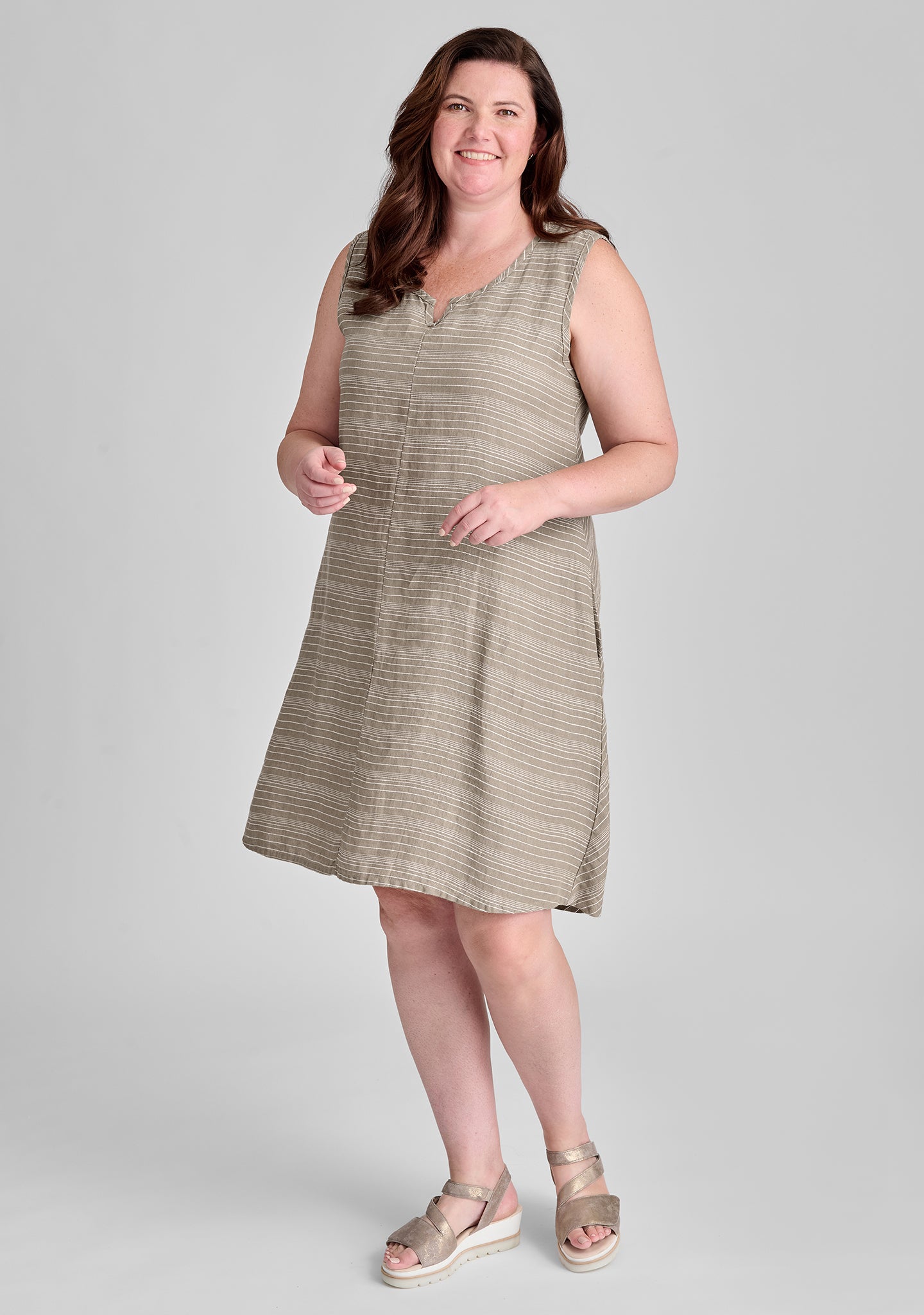 True Linen Shift Dress for Women - Breathable & Comfortable Summer Dress for Casual Outings, Beach Wear, and Office Attire