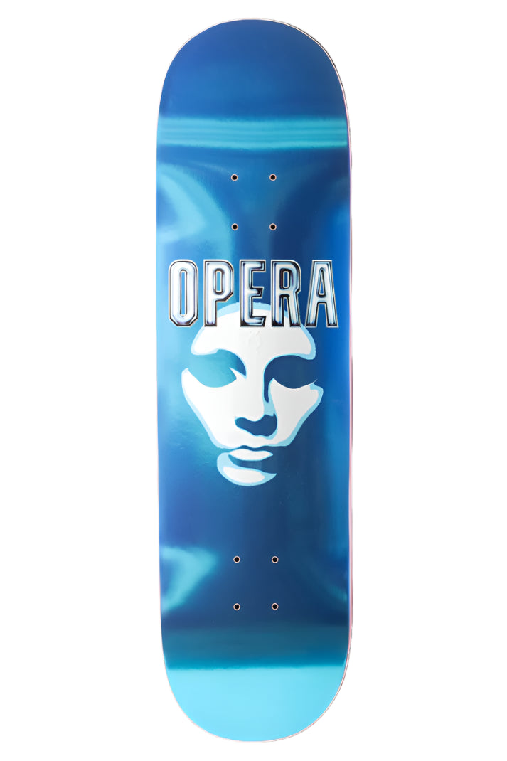 Opera Mask Logo EX7 Skateboard Deck - Professional 7-Ply Maple Wood Skateboard for Street & Park Skating - Perfect for Tricks, Commuting & Urban Riding