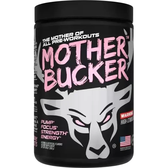 Bucked Up Mother Bucker Pre-Workout Supplement - Energy & Focus Booster for Gym, Fitness & Bodybuilding | Ideal for Intense Training & Athletic Performance