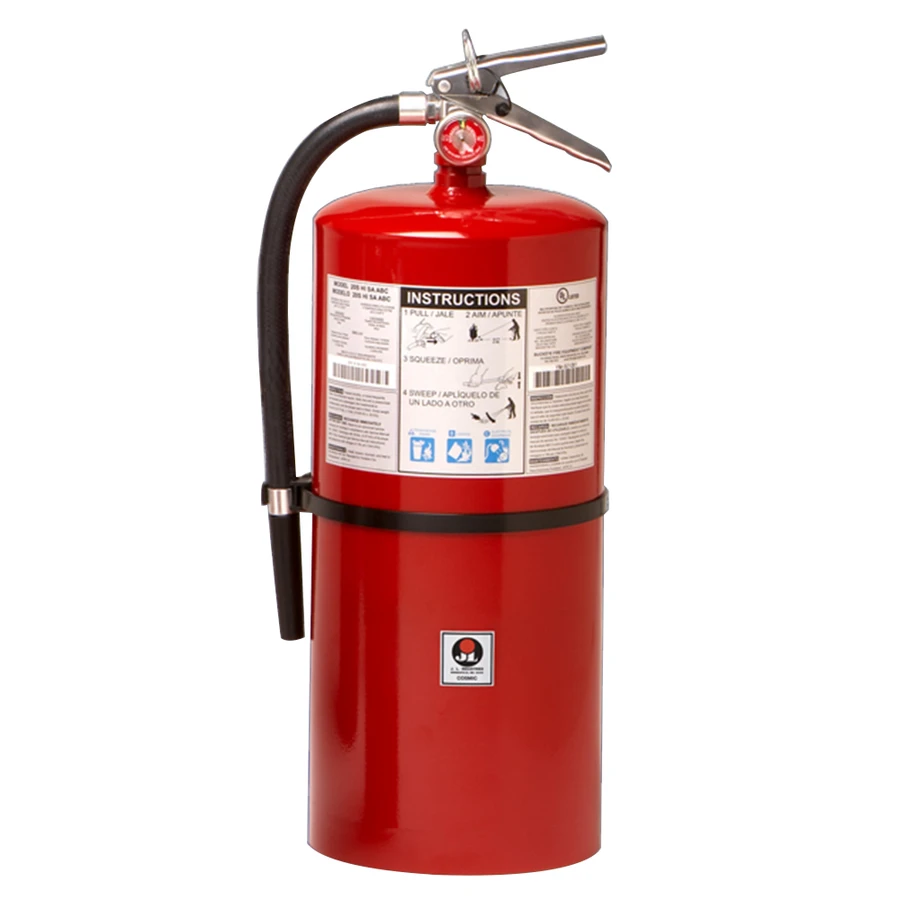 JL Industries FE20C 20 lbs. Multi-Purpose Dry Chemical Fire Extinguisher - Ideal for Home, Office, Warehouse & Vehicle Safety Protection
