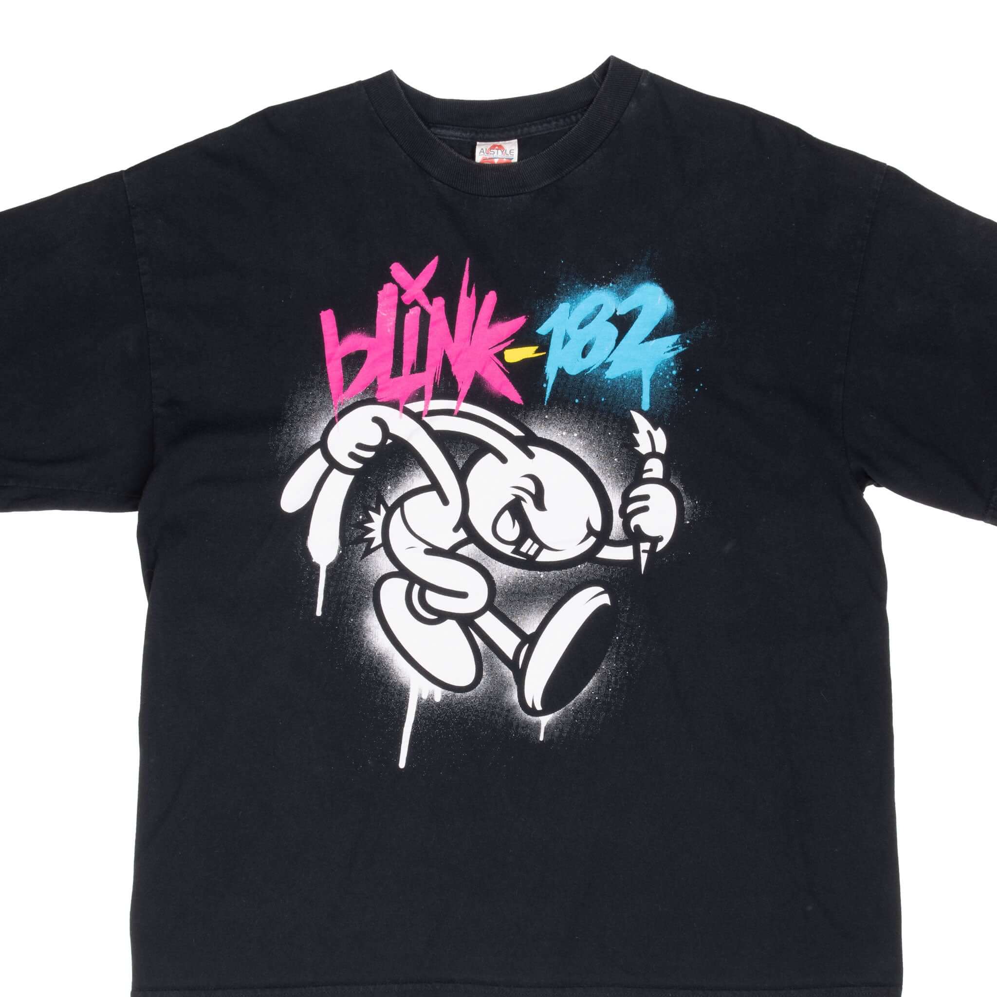 Vintage Blink 182 Honda Civic Tour 2011 Black T-Shirt XL - Official Band Merch for Concerts & Music Fans