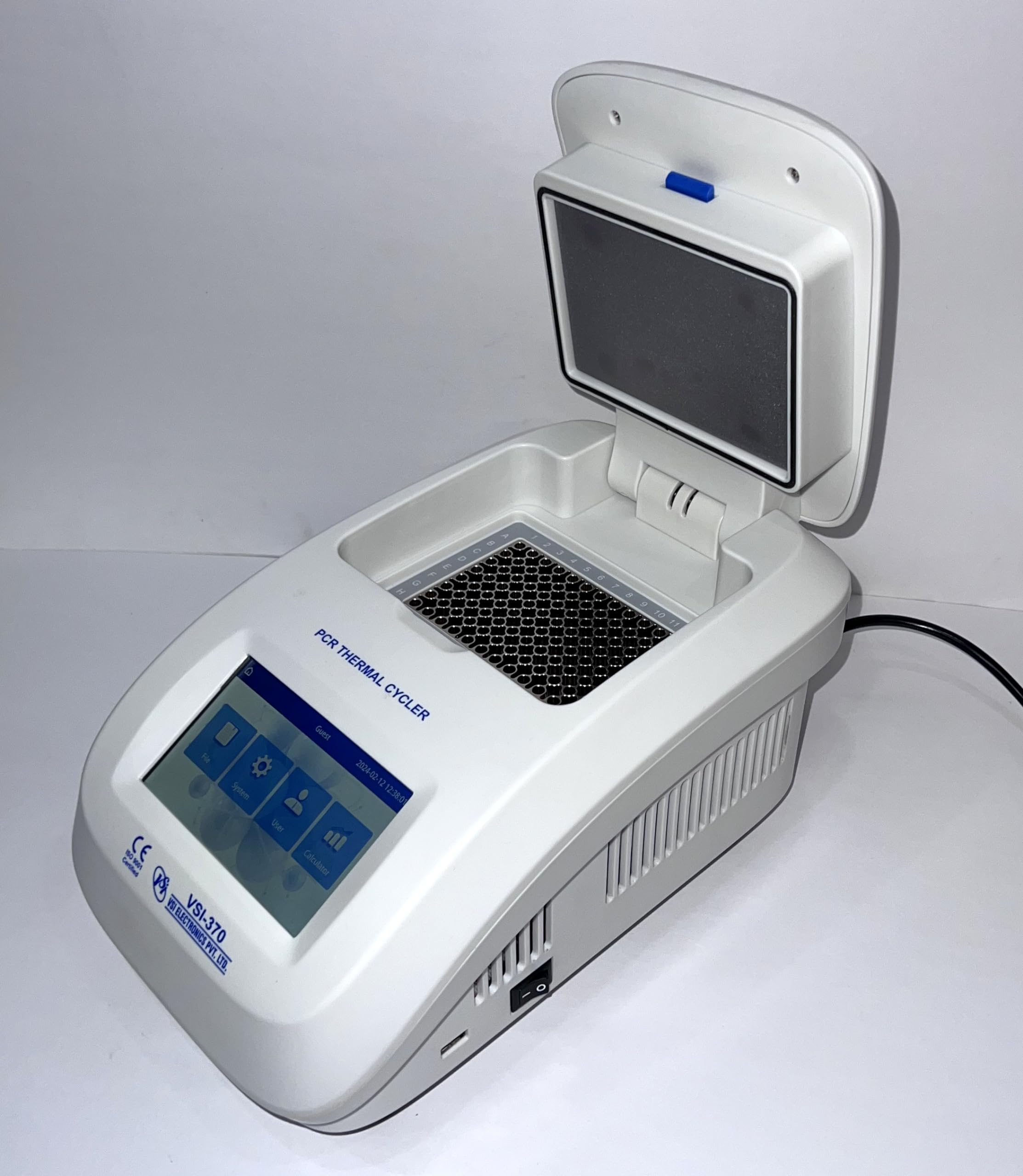 VSI-370 96-Well Gradient PCR Thermal Cycler with Touch Screen - High Precision DNA Amplification for Research, Clinical Diagnostics & Biotech Labs