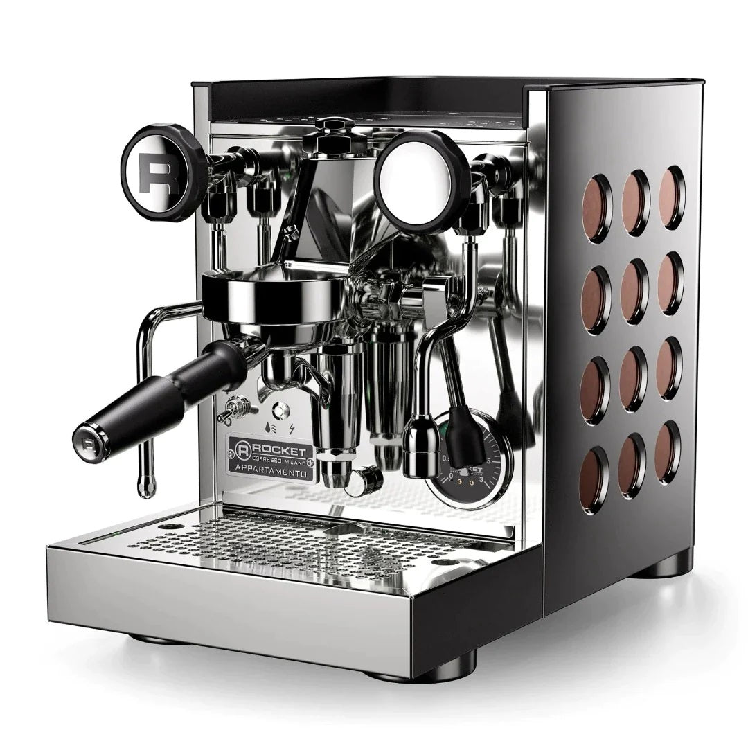 Rocket Appartamento TCA Semi-Automatic Espresso Machine - Professional Italian Coffee Maker for Home & Cafe Use | Perfect for Espresso, Cappuccino, and Latte Lovers