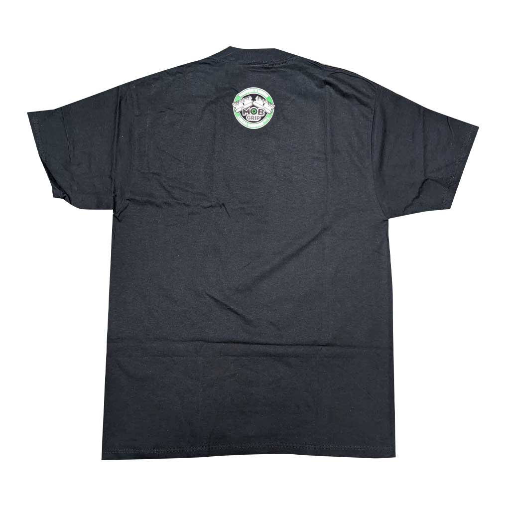 Boarders x Mob Grip Short Sleeve T-Shirt - Black | Streetwear Fashion & Skate Style