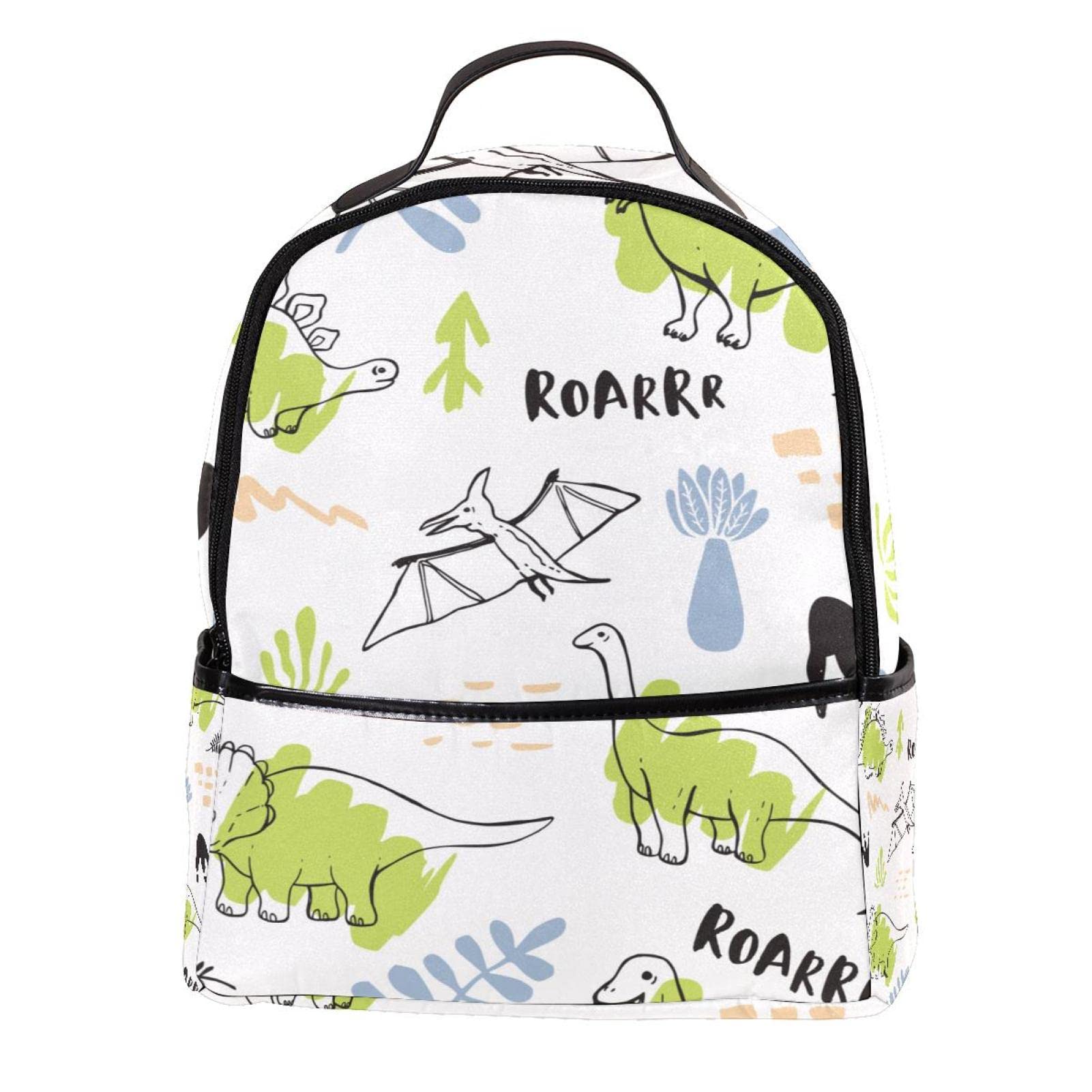 Durable Cute Dinosaur Backpack for Kids - Lightweight School Backpack for Students, College & Travel - Perfect for School, Day Trips & Outdoor Adventures