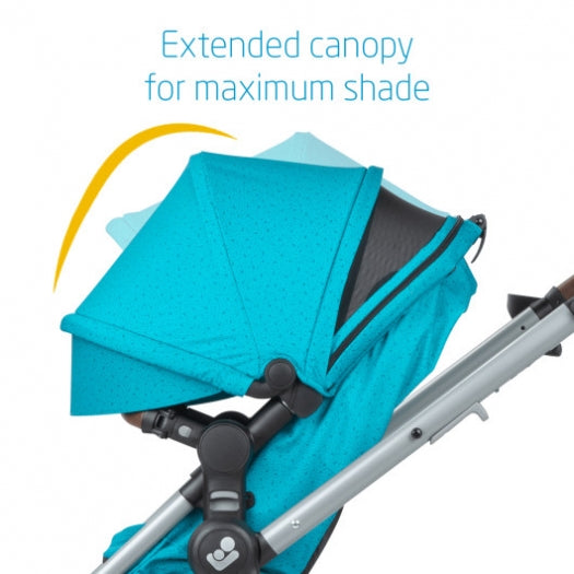 Maxi Cosi Zelia² Max 5-in-1 Modular Travel System - Stroller, Car Seat & Bassinet Combo for Newborns to Toddlers | Perfect for Travel, Shopping & Daily Outings