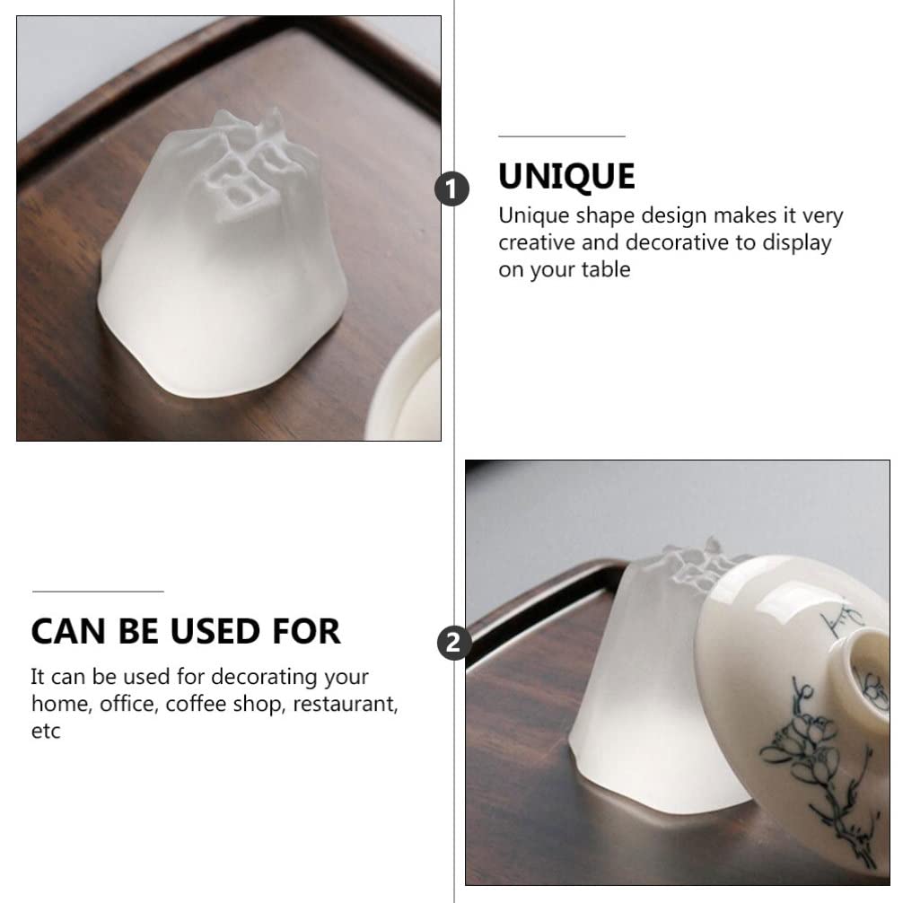 Glass Teapot Lid Holder - Tea Ceremony Accessory, Decorative Tea Cup Cover Rack for Home, Ceramic & Glass Teapots - Perfect for Tea Parties, Zen Decor & Gift Giving