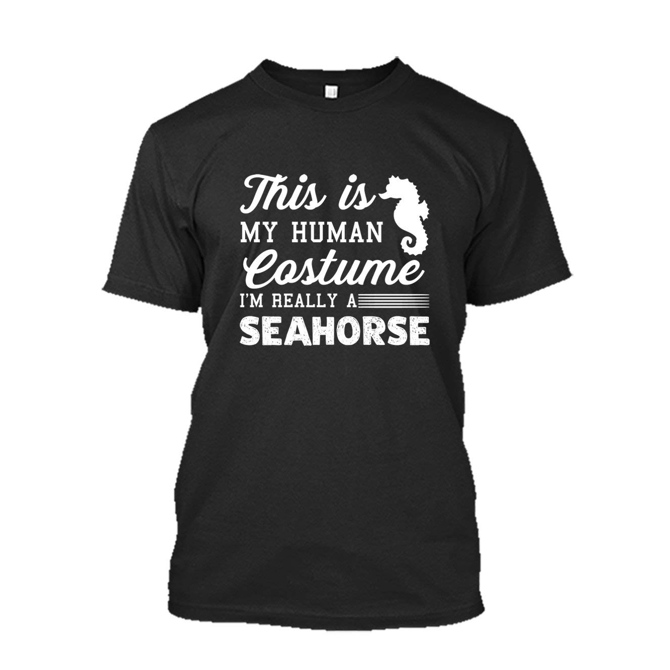 Funny Seahorse Graphic T-Shirt for Men | Cool Casual Tee for Beach, Summer & Gifts