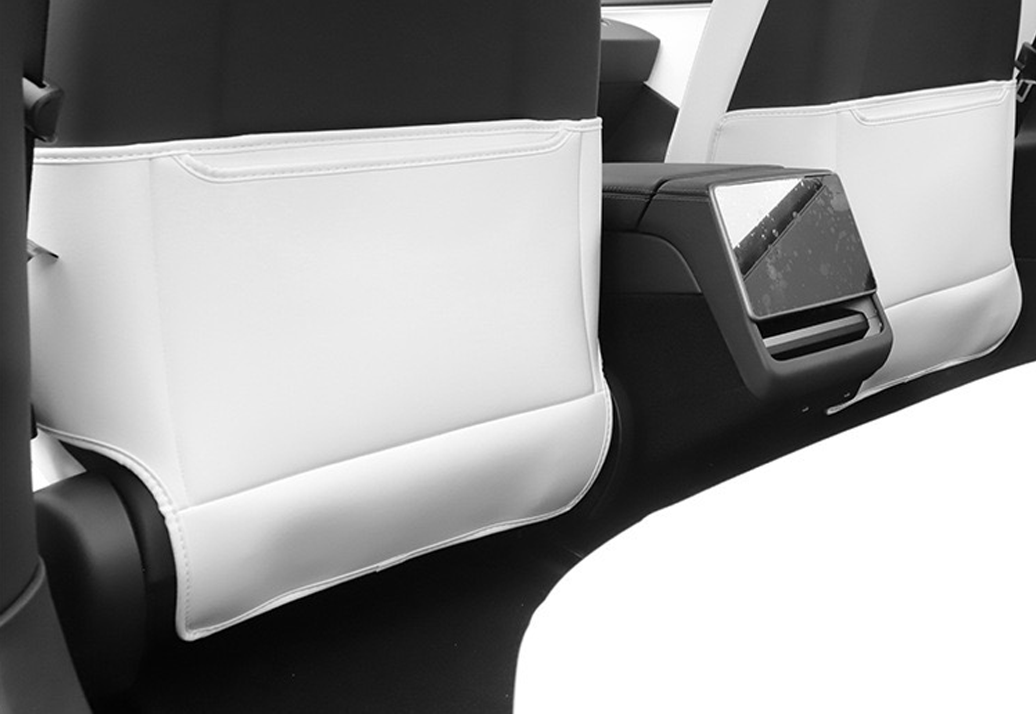 Tesla Model 3/Y & 2024+ Model 3 Highland Seat Back Kick Protectors - Durable Car Seat Protector for Kids & Pets - Perfect for Family Road Trips & Daily Commutes