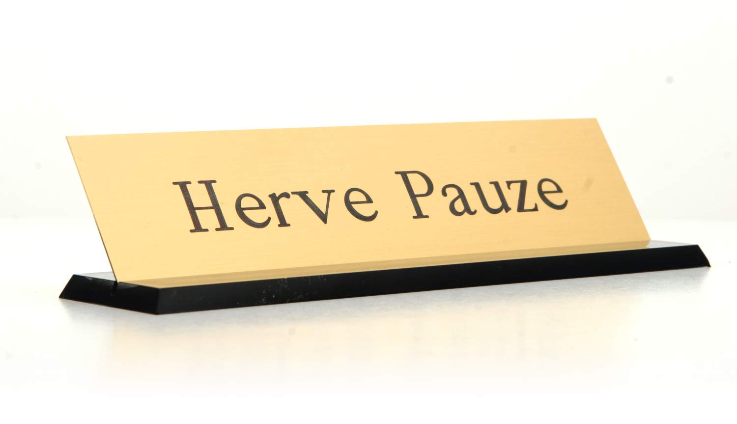 Premium Personalized Brass Name Plate for Desk - 2