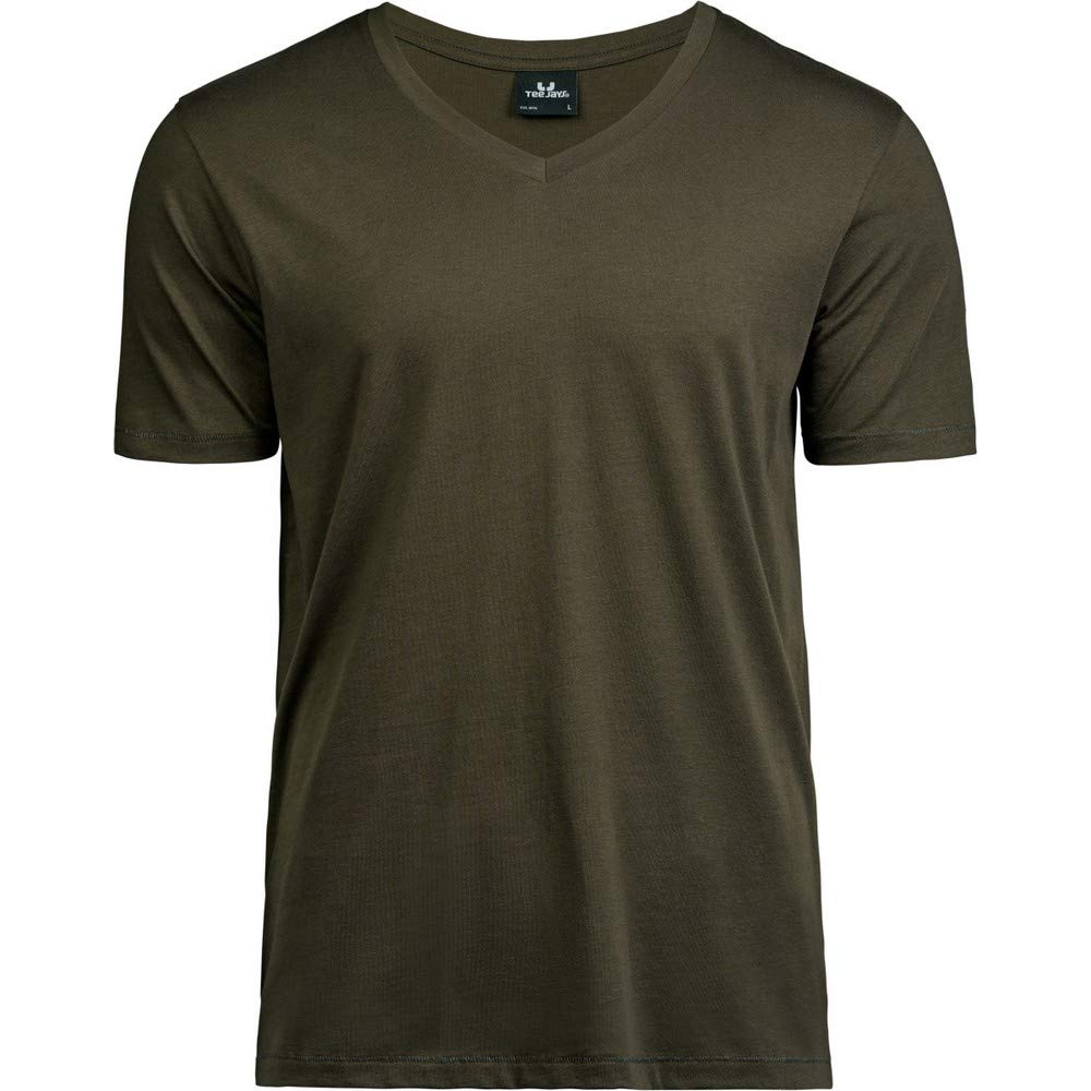 Premium Men's V-Neck T-Shirt - Soft Cotton Luxury Tee for Casual Wear, Business Casual & Layering | Slim Fit Comfort Shirt for Everyday Style
