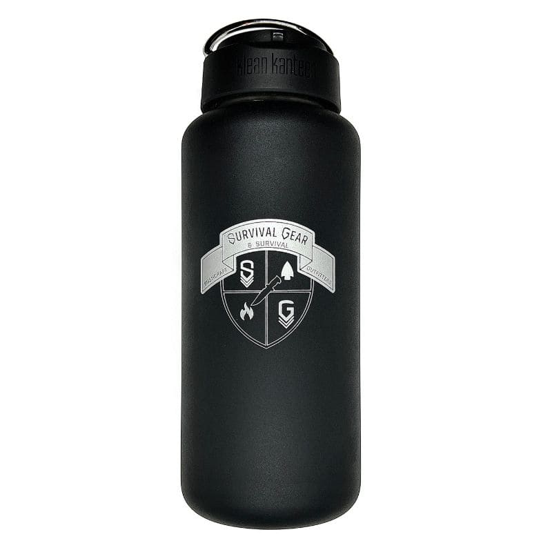 Klean Kanteen 40oz Wide Mouth Stainless Steel Water Bottle - Insulated, Leak Proof, BPA Free for Outdoor, Hiking, Gym & Travel