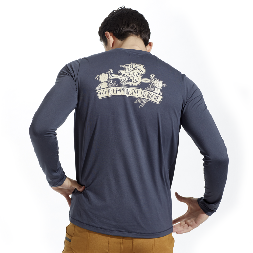 Men's Midland Graphic Long Sleeve T-Shirt - Comfortable Casual Wear for Everyday Outfits & Outdoor Activities