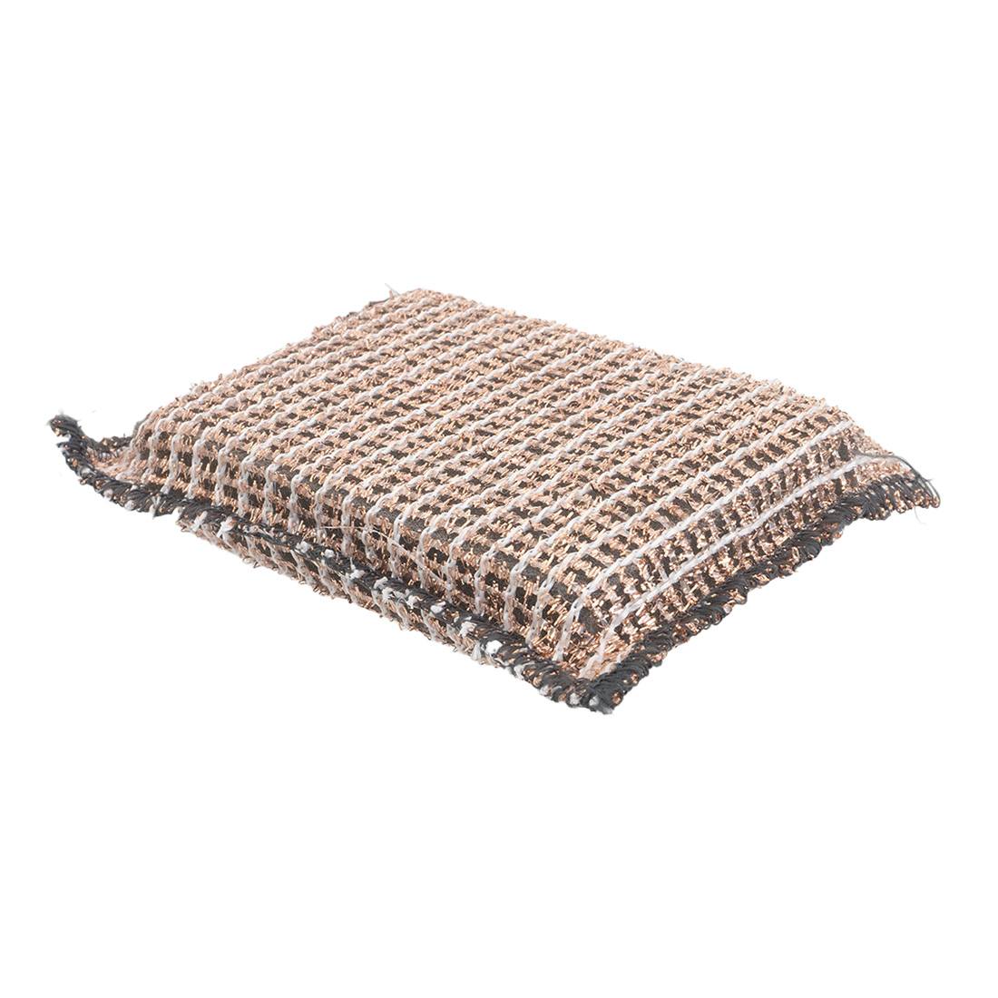 Premium Copper Scouring Sponge for Kitchen Cleaning - Heavy Duty Non-Scratch Copper Scrubber for Pots, Pans & Cookware - Eco-Friendly Copper Cleaning Pad for Stubborn Stains & Grease Removal (Use for Dishwashing, Grill Cleaning & Household Cleaning)