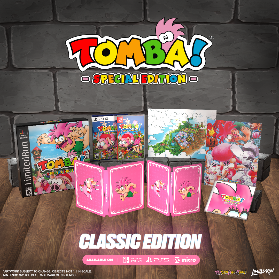 Tomba! Special Edition Classic Edition - Limited Run #245 for Nintendo Switch - Retro Gaming Collectible for Fans & Nostalgic Gamers - Perfect for Gaming Nights & Collector's Displays