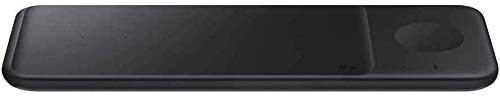 SAMSUNG 9W Wireless Charger Trio with 25W Fast Charging Cube - Qi Certified Fast Wireless Charging Pad EP-P6300 (Black) for iPhone, Galaxy, AirPods - Perfect for Home, Office & Travel