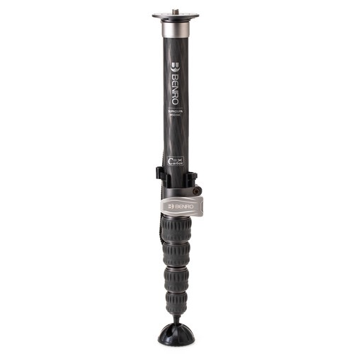 Benro MSD36C SupaDupa Carbon Fiber Monopod - 64.9 Inch Lightweight Camera Support for Travel, Sports & Wildlife Photography | Tripod Alternative for DSLR & Mirrorless Cameras