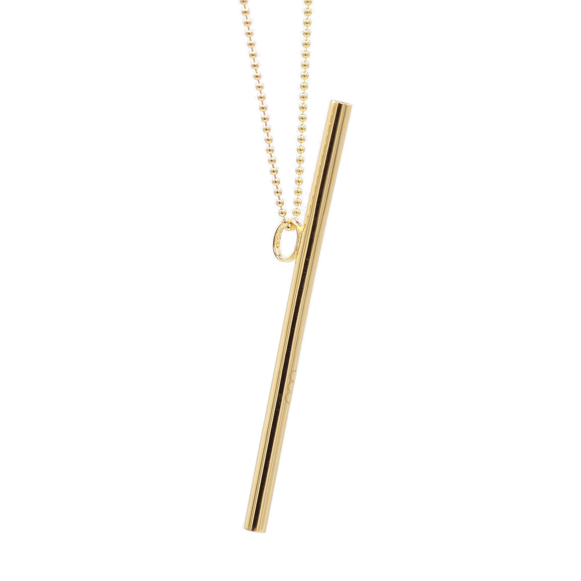 Professional Straw Phonation Therapy Tool for Vocal Training - 24K Gold Vermeil - Improve Voice Quality & Reduce Strain for Singers, Teachers & Speakers