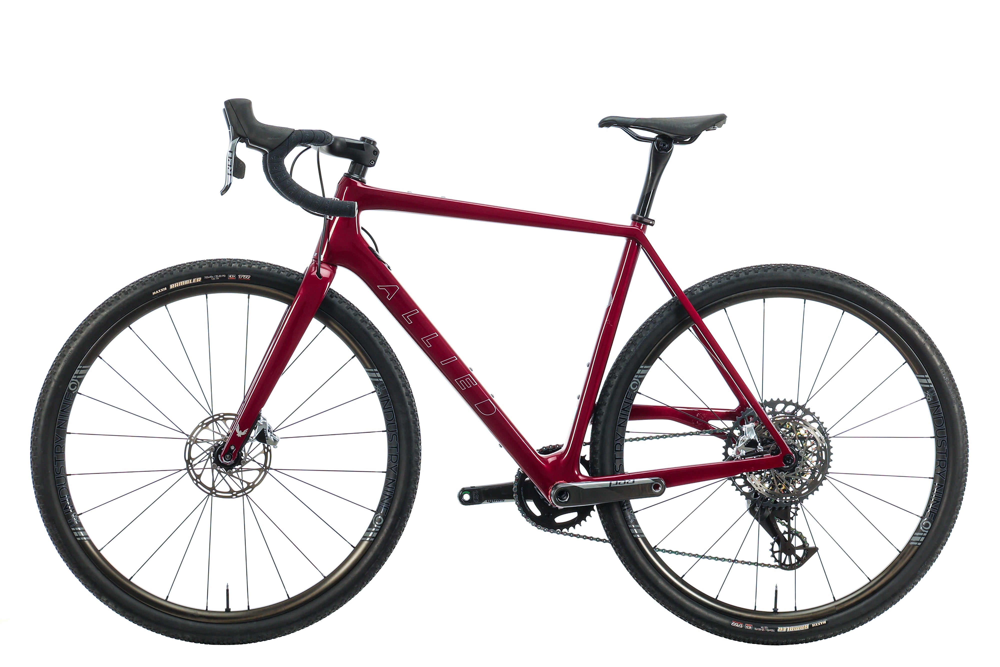 2021 Allied ABLE Red AXS Gravel Bike - Medium Size | Premium Carbon Frame for Adventure & Commuting | Perfect for Off-Road Trails & Urban Riding