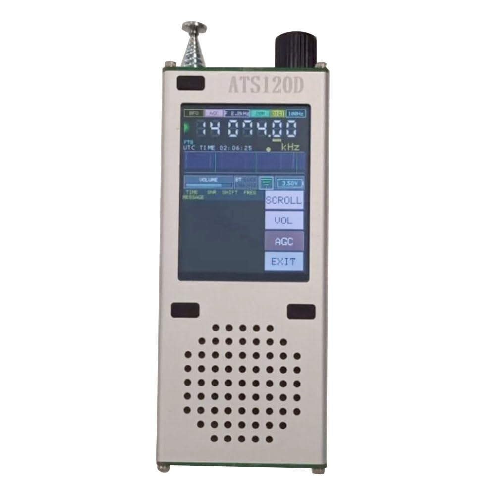 Melairo ATS120D SI4732 Digital Radio Receiver with ESP32, Bluetooth, 2.4