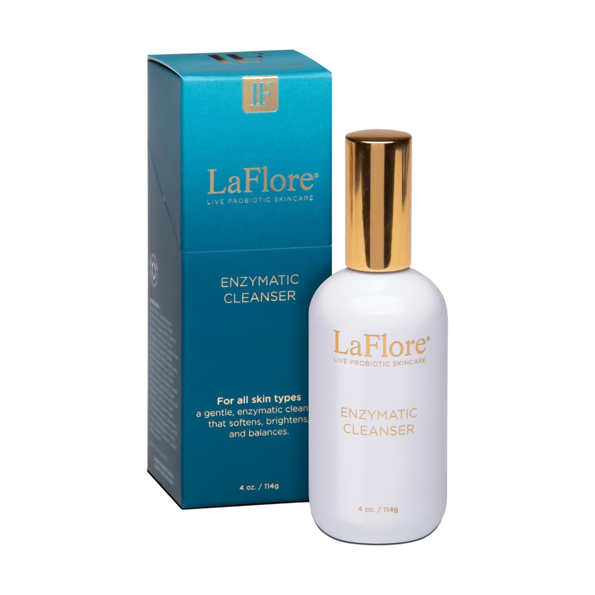Best Enzymatic Cleanser for Face & Skin - Gentle Exfoliating & Deep Pore Cleansing | Perfect for Acne, Oily & Sensitive Skin | Daily Use & Travel-Friendly
