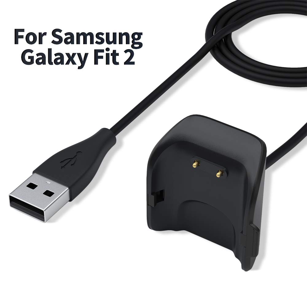 AWINNER Replacement USB Charger Cable for Samsung Galaxy Fit 2 (SM-R220) - Fast Charging Dock & Adapter Cord for Galaxy Fit 2 Smart Watch - Perfect for Home, Office & Travel Use